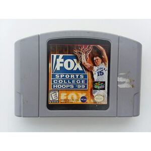 Nintendo 64 FOX Sports College Hoops 99 n64 working condition cartridge only